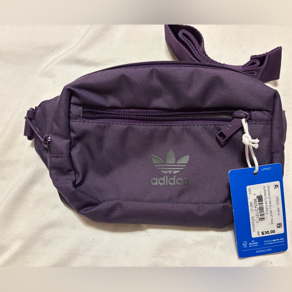 Adidas Violet Belt Bag/Crossbody
